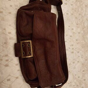 Danier brown leather small purse